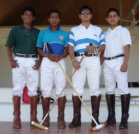 Innen, Pepen, Agus, Reffi -- Indonesian Polo Team