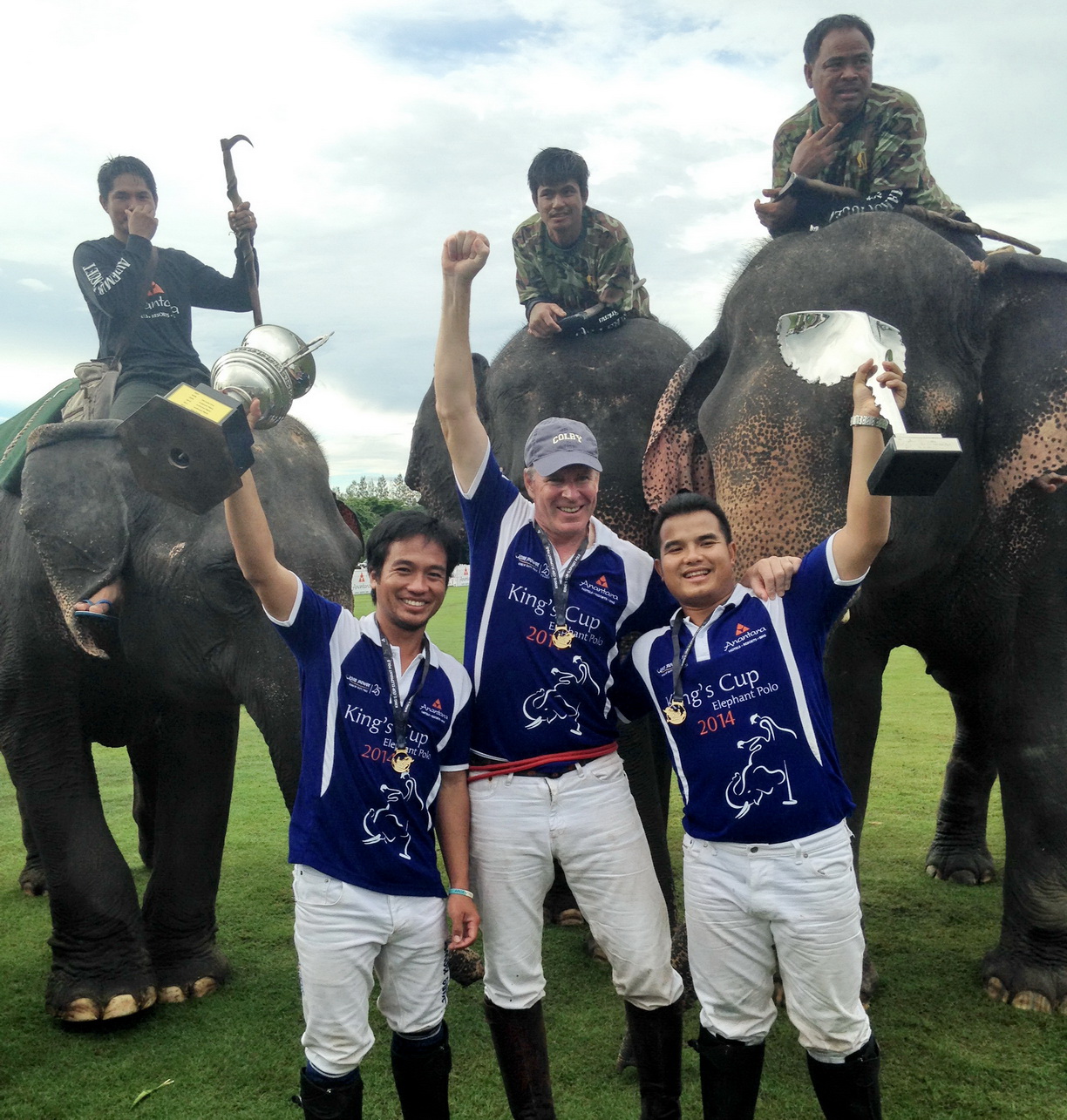 King Power wins Kings Cup Elephant Polo 2014